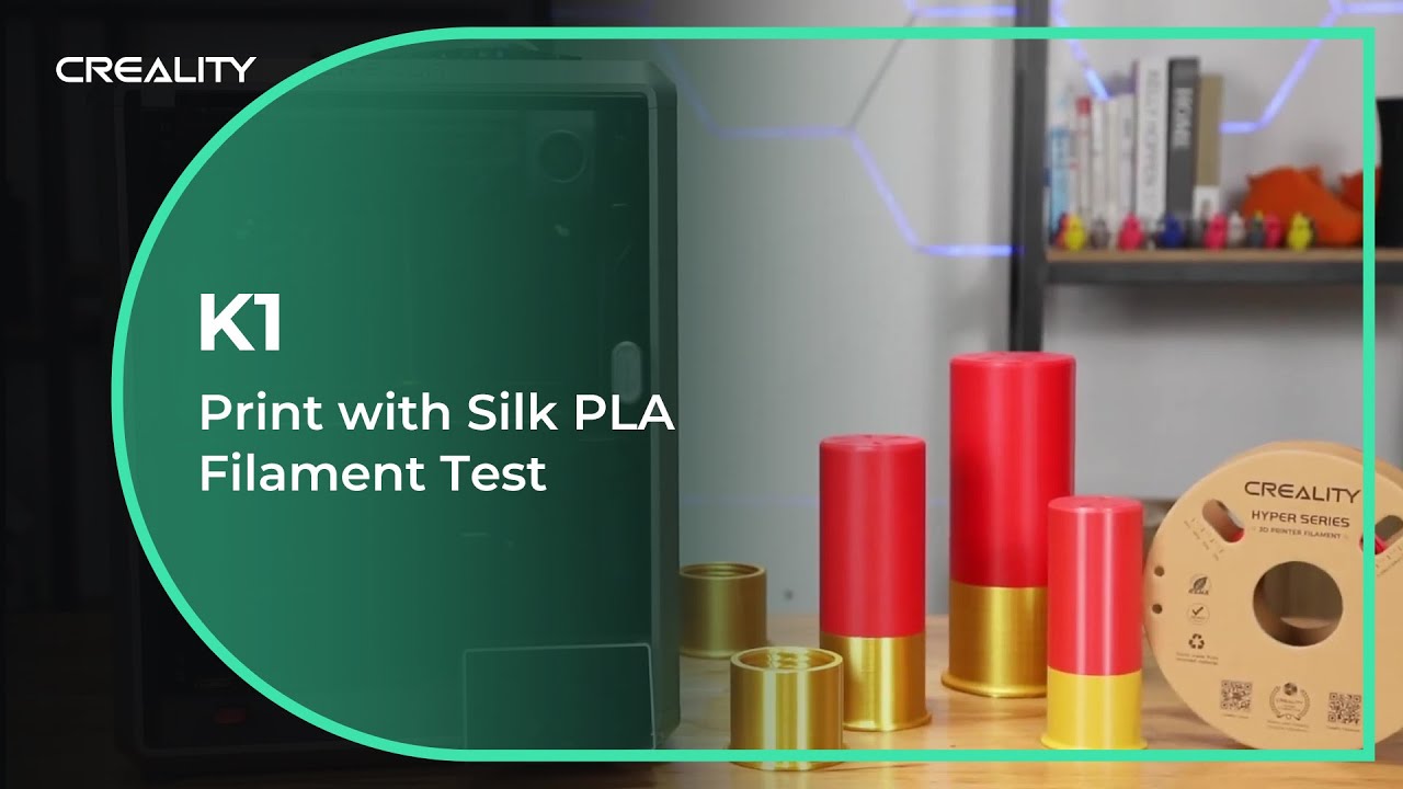 Creality Filament PLA Silk Blanc, 1.75 mm, 1 kg