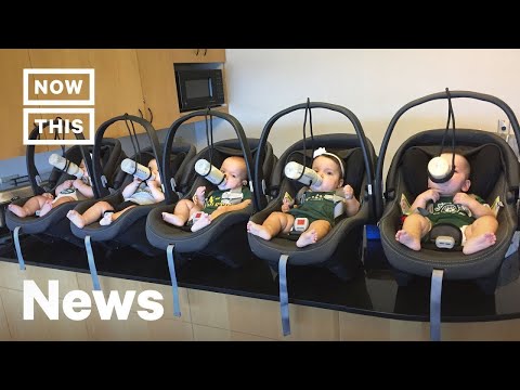 Dad of 7 Shares Creative Hacks for Parents with Multiple Babies | NowThis
