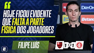 FILIPE LUÍS EXPLICA SEQUÊNCIA DO FLAMENGO DE 4 JOGOS SEM VITÓRIA APÓS EMPATE COM O INTERNACIONAL