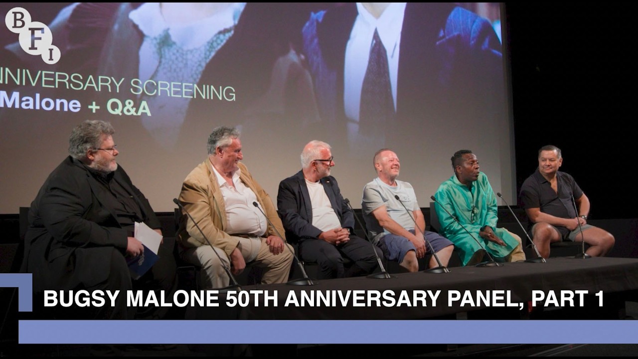 Miniature de la vidéo The Bugsy Malone cast reunite for the musical's 50th anniversary, part 1 | BFI Q&A du film Du rififi chez les mômes
