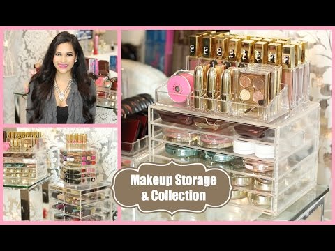 Vanity Tour Makeup Collection and Storage Organization  2015 - MissLizHeart Video