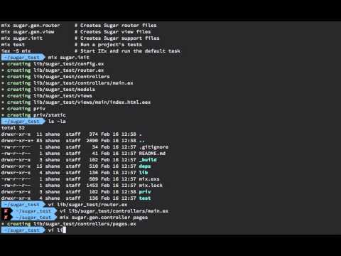 Sugar Framework - Getting Started
