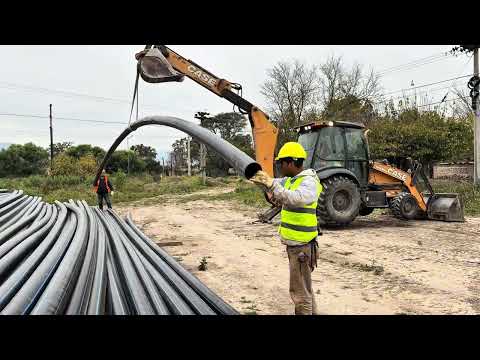 El Gobierno provincial sostiene obras de infraestructura y avanza el proyecto cloacal de Las Palmas