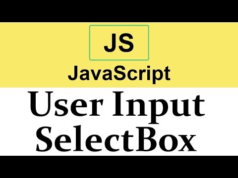 22 Taking Input from SelectBox in Javascript