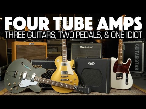 Valve Amp Comparison  - Blackstar Studio 10 - Vox AC10 - Supro Blues King 12 - Fender Blues Junior