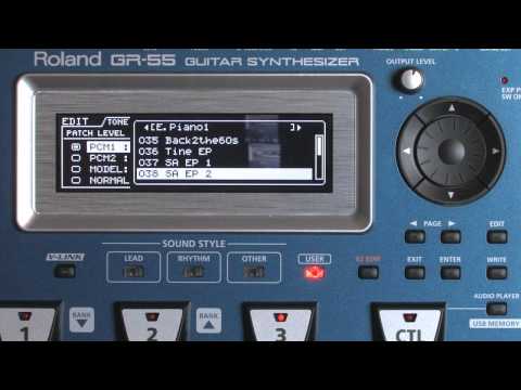 Roland GR-55 Guitar Synthesizer : Piano Sounds