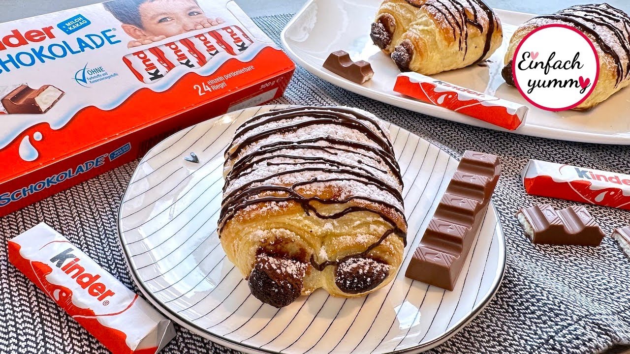 Kinder Schokolade Croissants Thermomix