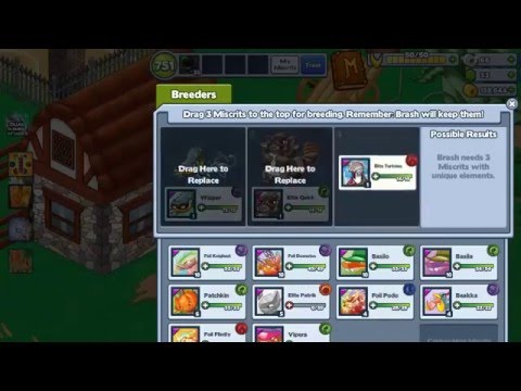 Breeding Miscrits # 9 Got Elite Rockodile y Elite Quirck