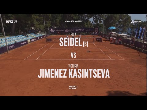Ella Seidel (GER) vs Victoria Jimenez Kasintseva (AND)  -  Game, Set and Match Points