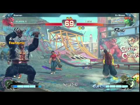 USF4: Ex Moses vs Bowman - Why Me Dojo? 13