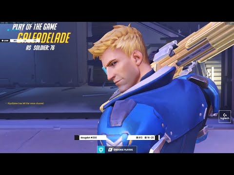 GALE SOLDIER 76 - 36 ELIMS! POTG! [ OLD SOLDIER TOP 500 ]