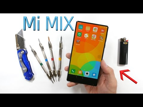 The Bezel-less Mi Mix - BEND TEST and Ceramic Scratch Test