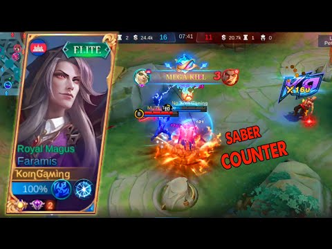 FARAMIS GOD MODE EZ COUNTER  SABER 🤫 (must try this spell)