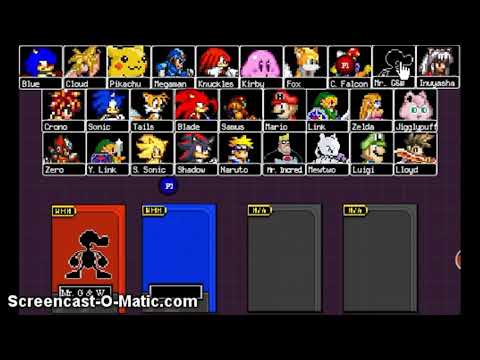 SSF1 all characters (SSBM) announcer