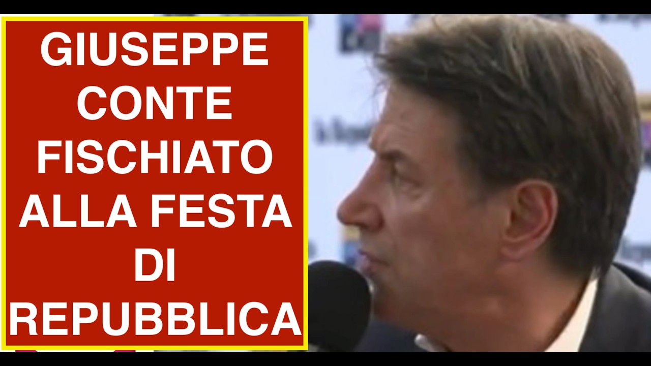 GIUSEPPE CONTE FIS CHIATO ALLA FESTA DI REPUBBLICA