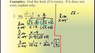 1.4 Continuity and One-Sided Limits (part 1)