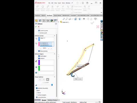 Deform Command In Solidworks Advanced Surface And Shape Editing Tutorial