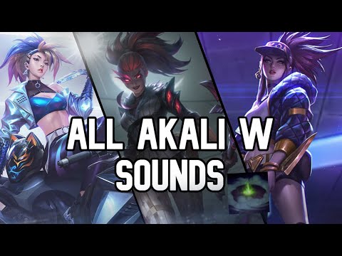 All Akali W Sounds