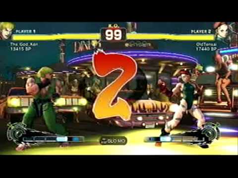 SSF4 - The_God_Ken (Ken) vs OldTensai (Cammy) - PS3 European Ranked Match