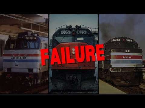 Why Amtrak's Early Locomotives Sucked