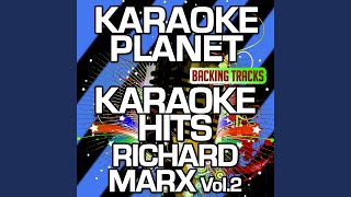 Silent Scream (Karaoke Version With Background Vocals) (Originally Performed By Richard Marx)