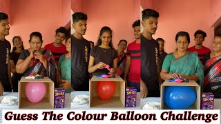 Guess The Colour Balloon Challenge 🤣 #shorts #short #ashortaday