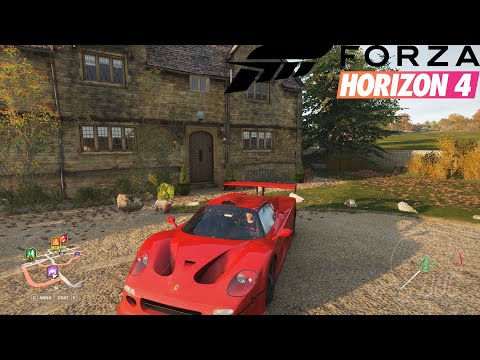 Thumbnail for Forza Horizon 4| 1996 Ferrari F50 GT| Free Roam| Top Speed test by Ferrari F50 GT