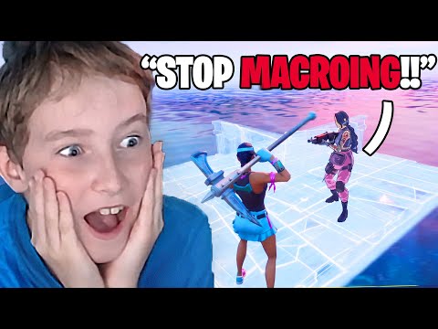MACRO CHEATER 7 Year Old VOICE TROLLING With My Little Brother!