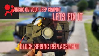 Jeep Patriot Replace Clock Spring and Airbag Sensor | Airbag Light & Honking Fixed - Easy DIY