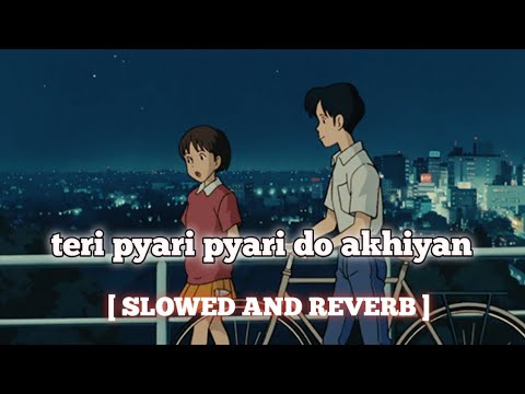 Teri Pyari Pyari Do Akhiyan [ Slowed And Reverb ]