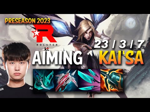 KT Aiming KAI'SA vs ZERI ADC - KR Ranked