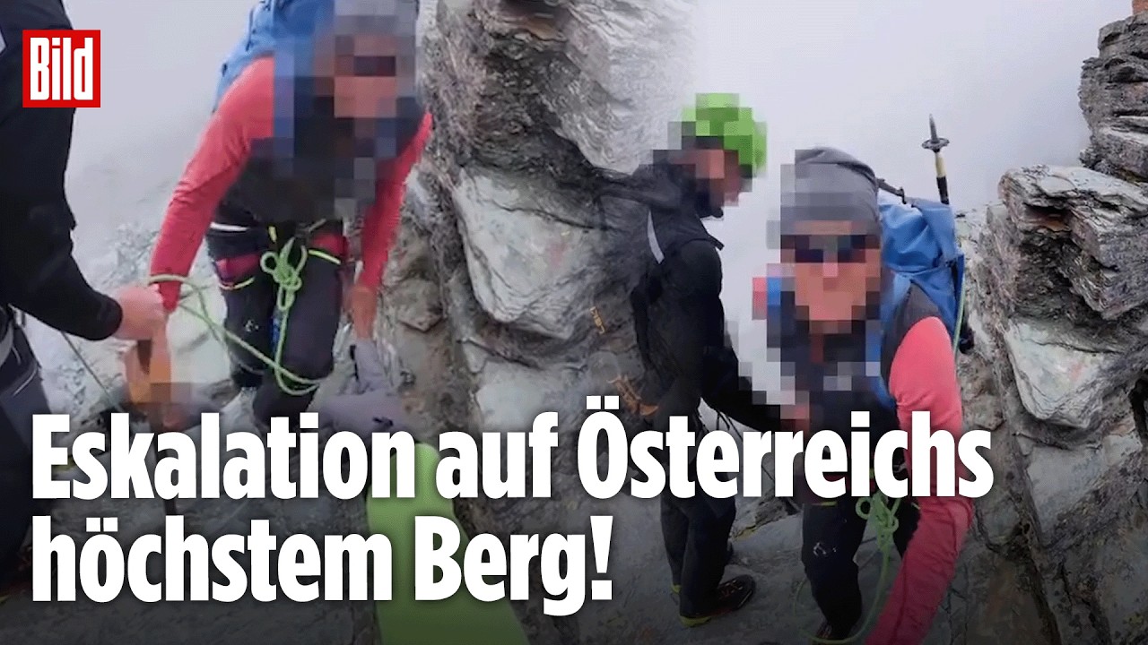 ÖSTERREICH: Bergführer rastet in Tausenden Metern Höhe aus!