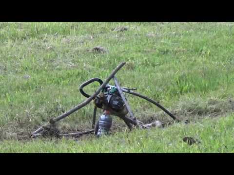 Sticking it to Poulan/With a homemade explosive rifle target