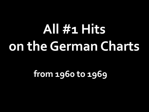 All #1 Hits on the German Singles Charts (1960-1969)