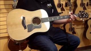 Video thumbnail for Taylor 610e 1st Edition Dreadnought Acoustic/Electric Guitar by Hugo Helmer Music, Inc.