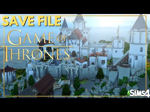 🏰 SAVE FILE MEDIEVAL 👑 GAME OF THRONES ⚔️ The Sims 4