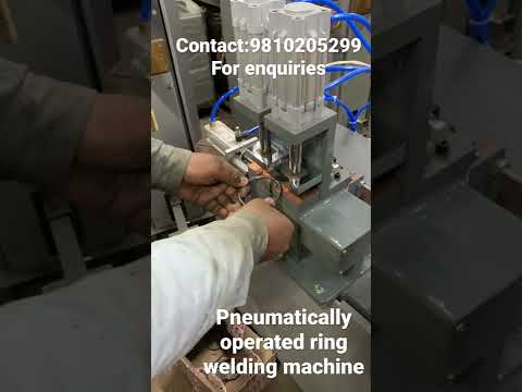 Pneumatically Operated Wire Butt Welding Machine
