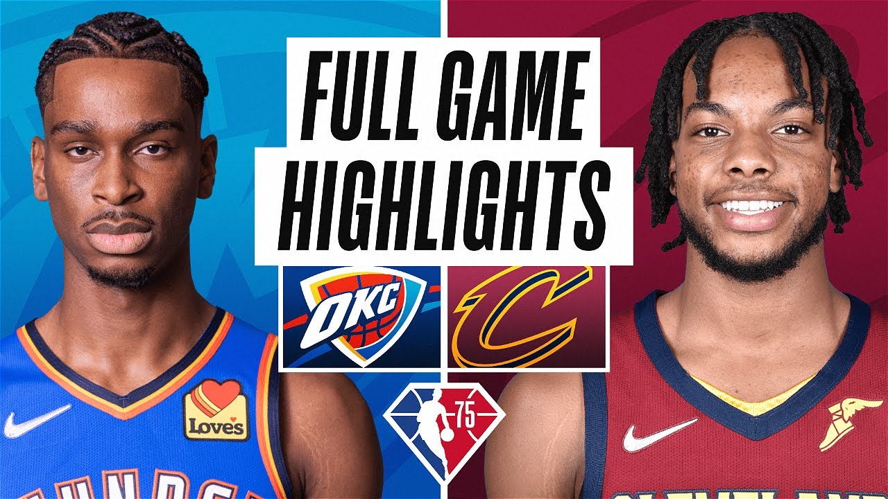 THUNDER at CAVALIERS | FULL GAME HIGHLIGHTS | January 22, 2022