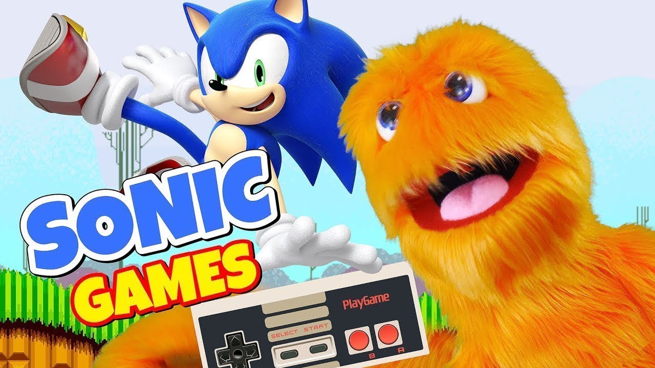 Fuzzy Puppet plays Sonic Runners Adventure 🎮 Tiny Wings, Goat Simulator, Sausage Run, Geometry Dash