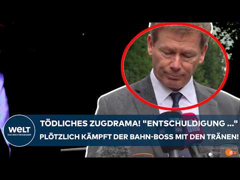 RIEDLINGEN: Zugunglück! "Die Bilder gehen ins Mark!" Plötzlich kämpft der Bahn-Boss mit den Tränen!