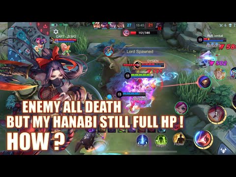 ENEMY ALL DEATH BUT MY HANABI STILL FULL HP ! HOW ? SOLO RANK