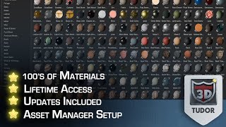 3D Tudor Massive Material Pack video thumbnail