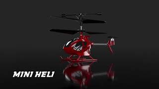 Revolt S100 Mini RC Helicopter with Gyro Stabilizer & Altitude Hold