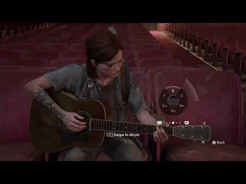 Ellie plays Mortal Kombat theme (intro part)