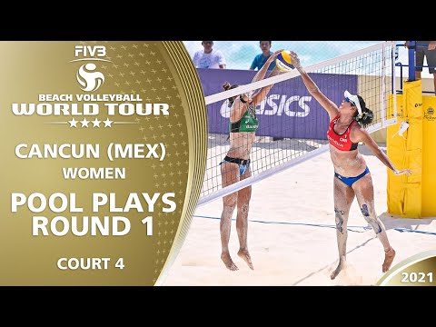 Court 4 | Women's Pool Play - Round 1 | Full Day | 4* Cancun 2021 #1