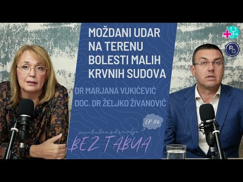 Dr Marjana Vukićević i doc. dr Željko Živanović "Moždani udar na terenu bolesti malih krvnih sudova"