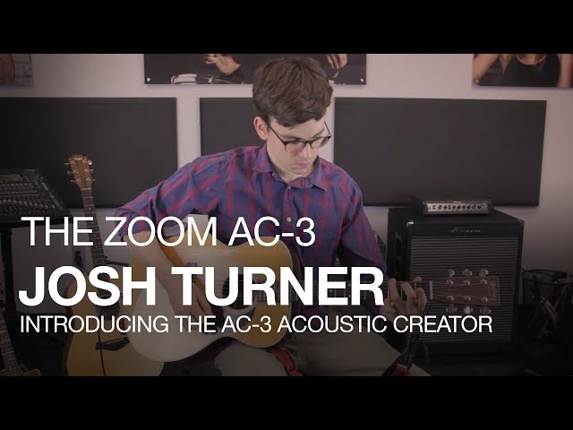 Video teaser per The Zoom AC-3 Acoustic Creator: Product Video with guest Josh Turner
