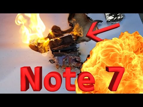 Note 7 Battery Explosion!! CAUGHT LIVE ON CAMERA!! Video