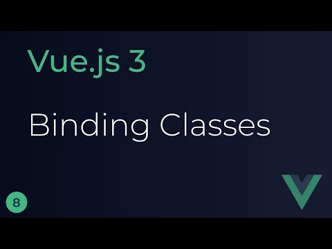 Vue JS 3 Tutorial 8 Binding Classes