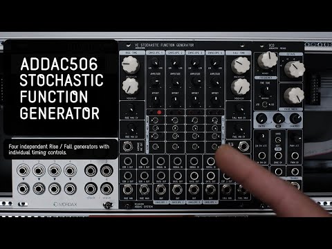 ADDAC506 VC Stochastic Function Generator - Overview